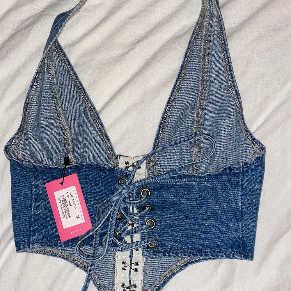 Edikted denim shirt
